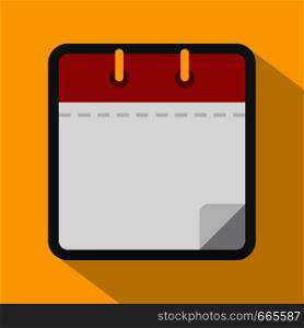 Calendar clean icon. Flat illustration of calendar clean vector icon for web. Calendar clean icon, flat style