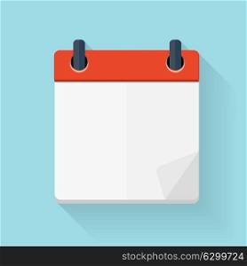 Calendar Flat Daily Icon Template. Vector Illustration Emblem. Element of Design for Decoration Office Documents and Applications. Logo of Day, Date, Time, Month and Holiday. EPS10. Calendar Flat Daily Icon Template. Vector Illustration Emblem. E
