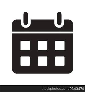 calendar icon design vector template