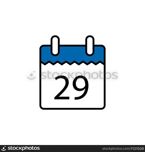 calendar icon, illustration design template