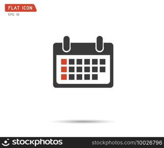 Calendar Icon, logo Vector illustration eps.10