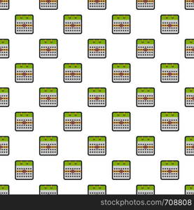 Calendar pattern seamless in flat style for any design. Calendar pattern seamless