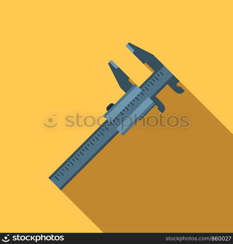 Calipers icon. Flat illustration of calipers vector icon for web design. Calipers icon, flat style