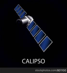 Calipso satellite icon. Cartoon of calipso satellite vector icon for web design. Calipso satellite icon, cartoon style