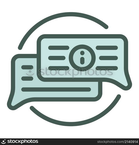 Call center chat icon outline vector. Operator work. Agent desk. Call center chat icon outline vector. Operator work