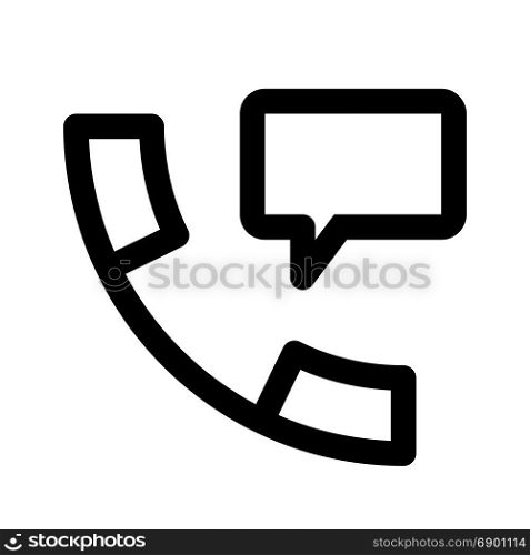 call chat, icon on isolated background