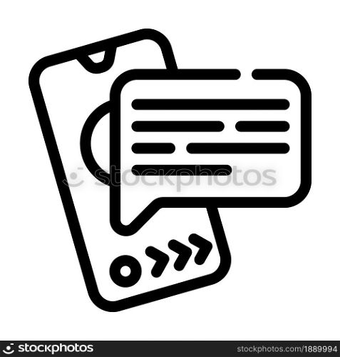 call communication line icon vector. call communication sign. isolated contour symbol black illustration. call communication line icon vector illustration