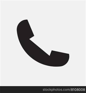 Call flat icon Royalty Free Vector Image