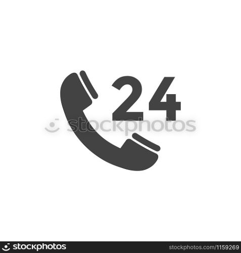 Call graphic design template vector isolated illustration. Call graphic design template vector illustration