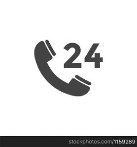 Call graphic design template vector isolated illustration. Call graphic design template vector illustration