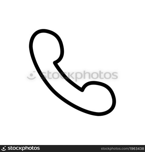 call icon vector on white background