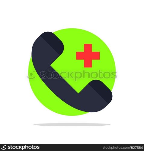 Call, Ring, Hospital, Phone, Delete Abstract Circle Background Flat color Icon