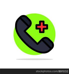 Call, Ring, Hospital, Phone, Delete Abstract Circle Background Flat color Icon