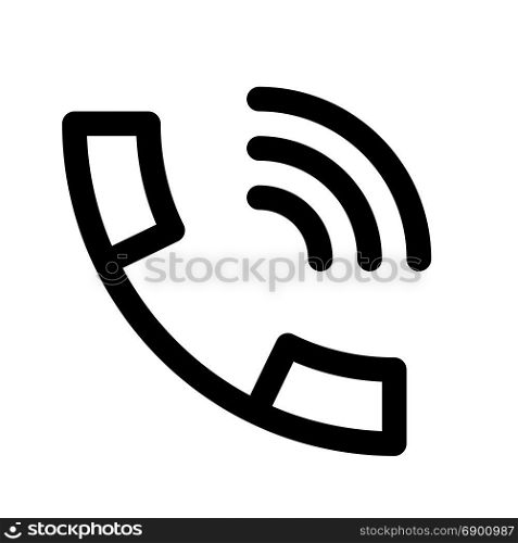 call volume, icon on isolated background