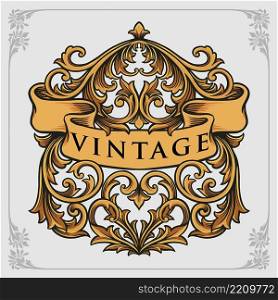 Calligraphy Decorative Vintage Ornaments Vector illustrations for your work Logo, mascot merchandise t-shirt, stickers and Label designs, poster, greeting cards advertising business company or brands.
