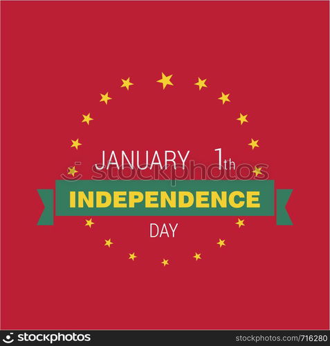 Camaroon Independence day design vector