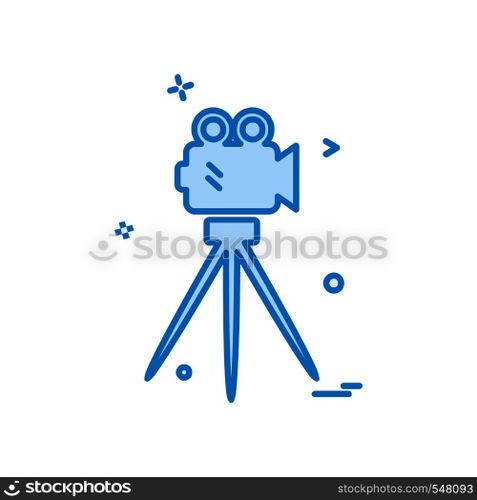 Camcoder icon design vector