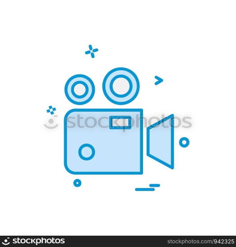Camcoder icon design vector