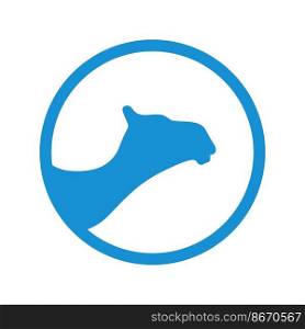 Camel desain logo icon illuatration