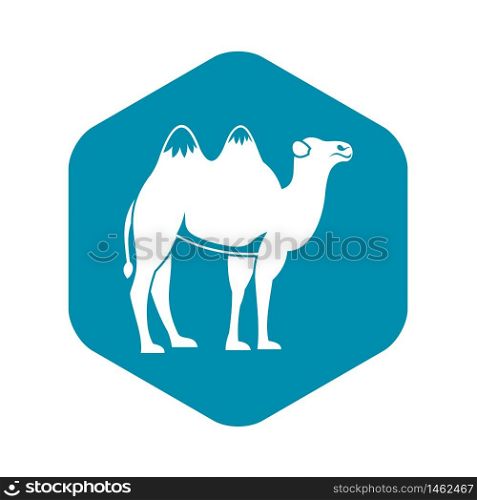 Camel icon. Simple illustration of camel vector icon for web. Camel icon, simple style
