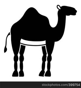 Camel icon. Simple illustration of camel vector icon for web. Camel icon, simple style