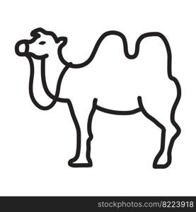Camel icon vector design template