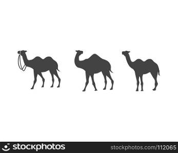 Camel Icon Vector illustration design Logo Template