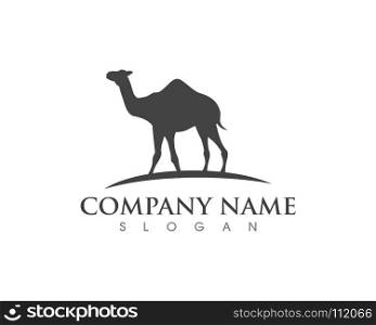 Camel Icon Vector illustration design Logo Template