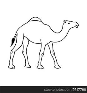 Camel icon vector illustration symbol design