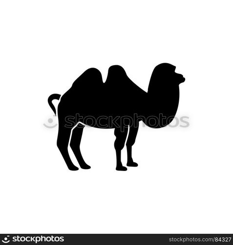 Camel it is black icon . Simple style .. Camel it is black icon .