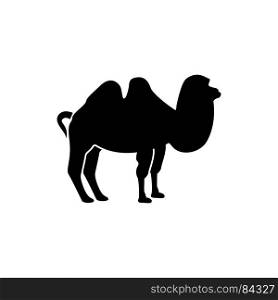 Camel it is black icon . Simple style .. Camel it is black icon .