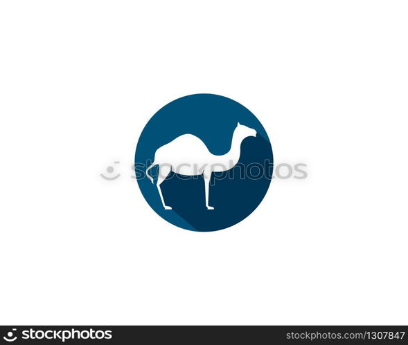 Camel logo template vector icon illustration design