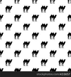 Camel pattern seamless in simple style vector illustration. Camel pattern vector