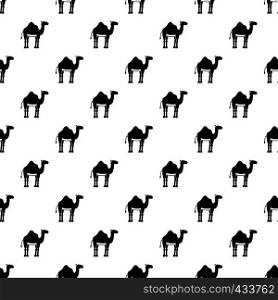 Camel pattern seamless in simple style vector illustration. Camel pattern vector