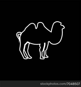 Camel white icon .