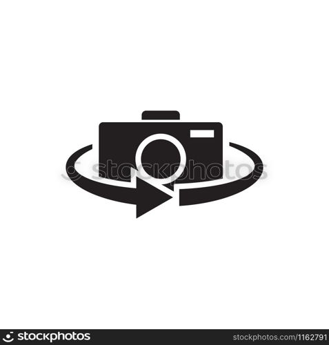 Camera 360 icon graphic design template vector illustration. Camera 360 icon graphic design template vector