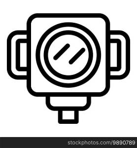 Camera event icon. Outline camera event vector icon for web design isolated on white background. Camera event icon, outline style