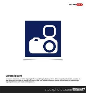 Camera Icon - Blue photo Frame