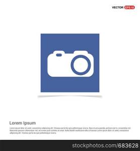 Camera Icon - Blue photo Frame