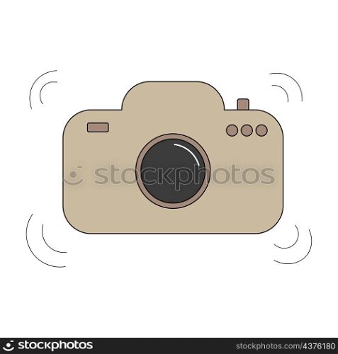 Camera icon. Colored sign. Photography symbol. Digital technology. Cartoon style. Vector illustration. Stock image. EPS 10.. Camera icon. Colored sign. Photography symbol. Digital technology. Cartoon style. Vector illustration. Stock image.