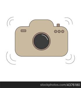 Camera icon. Colored sign. Photography symbol. Digital technology. Cartoon style. Vector illustration. Stock image. EPS 10.. Camera icon. Colored sign. Photography symbol. Digital technology. Cartoon style. Vector illustration. Stock image.