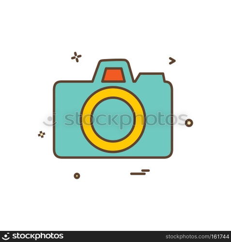 Camera icon design vector