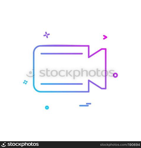 Camera icon design vector