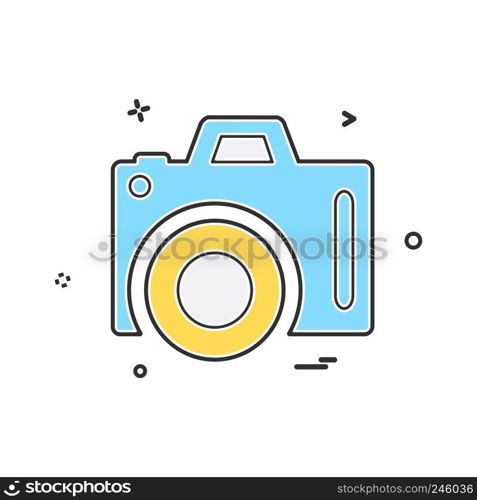 Camera icon design vector