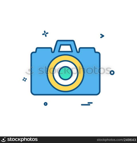 Camera icon design vector