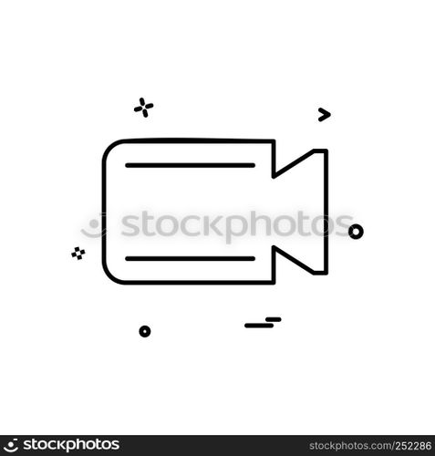 Camera icon design vector