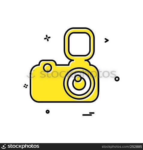 Camera icon design vector