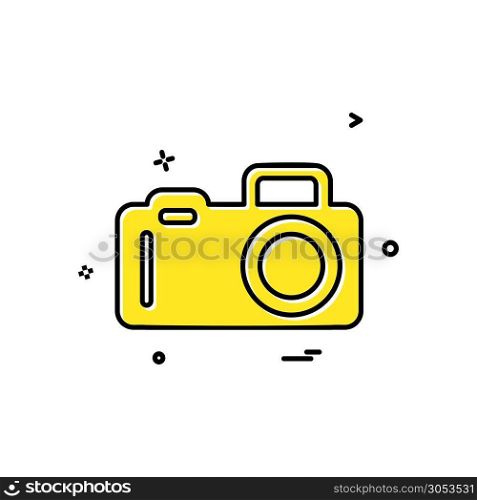 Camera icon design vector