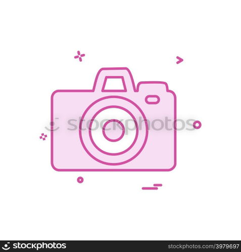 Camera icon design vector