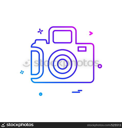 Camera icon design vector